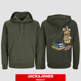1057 "Neue Kapitel" Abschluss Hoodie by Jack&Jones beidseitig bedruckt